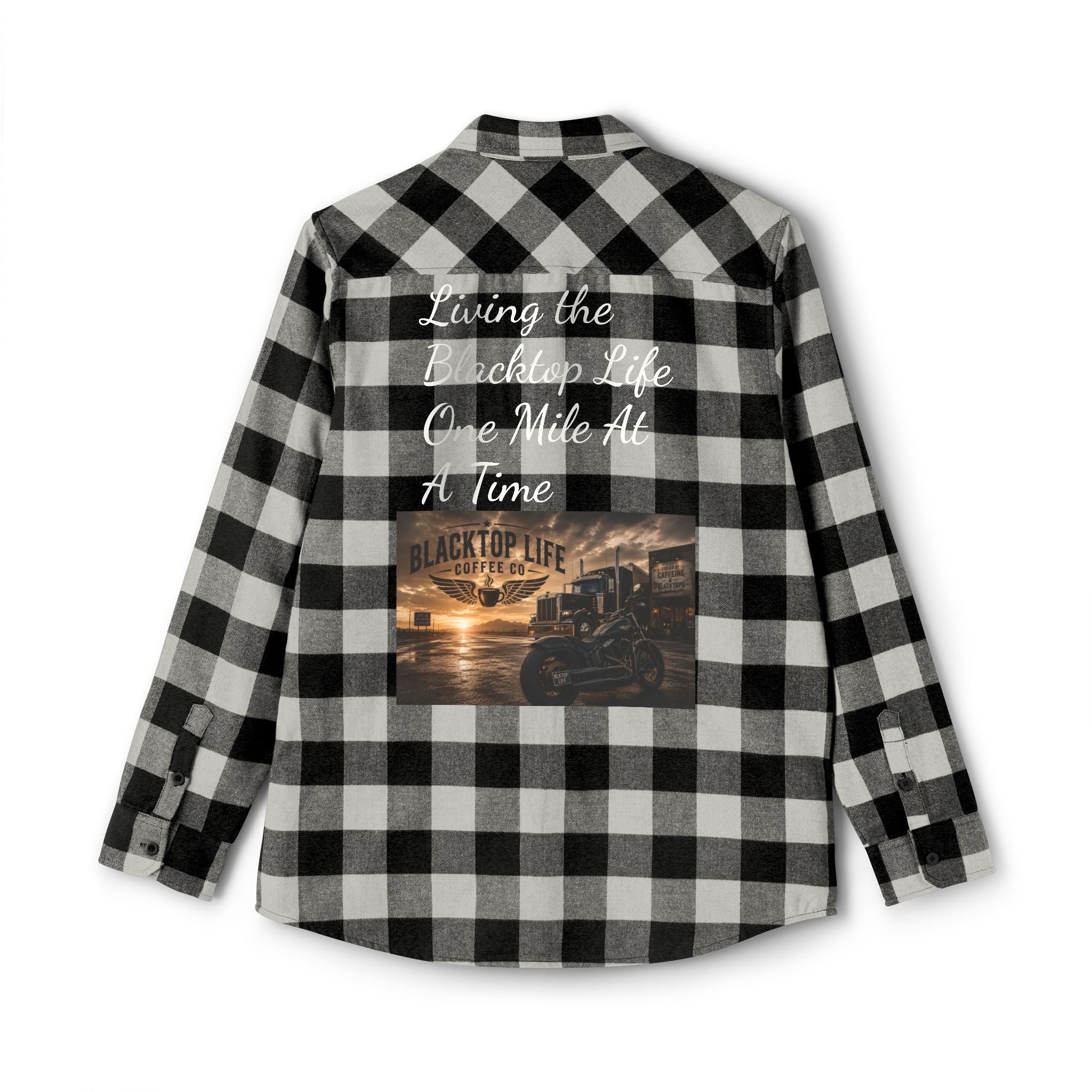 Green Buffalo Plaid Flannel Shirt — Vintage Outdoorsy Pocket Graphic