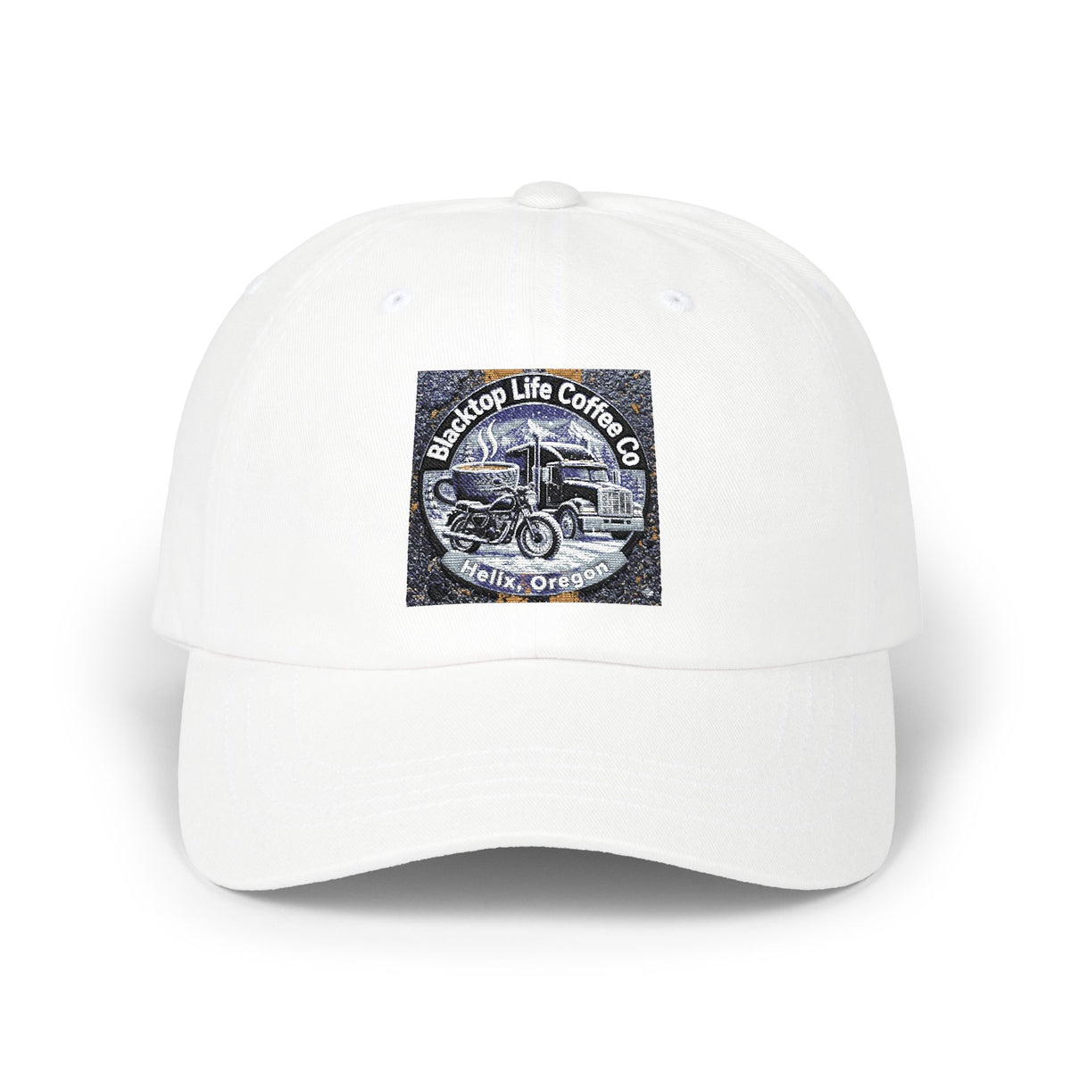 Dad Cap - Vintage Tractor "Makes Hope Like Coffee Co." Embroidered Farm Hat