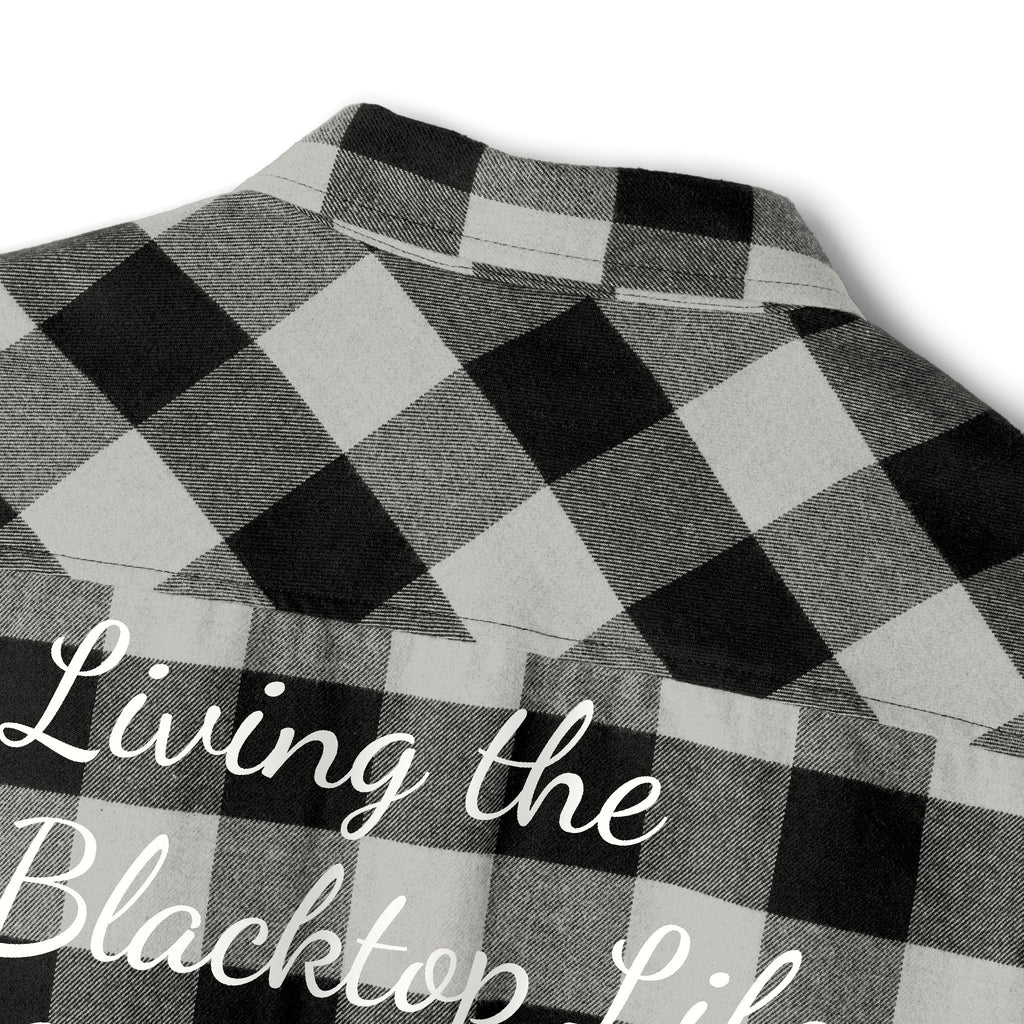 Green Buffalo Plaid Flannel Shirt — Vintage Outdoorsy Pocket Graphic