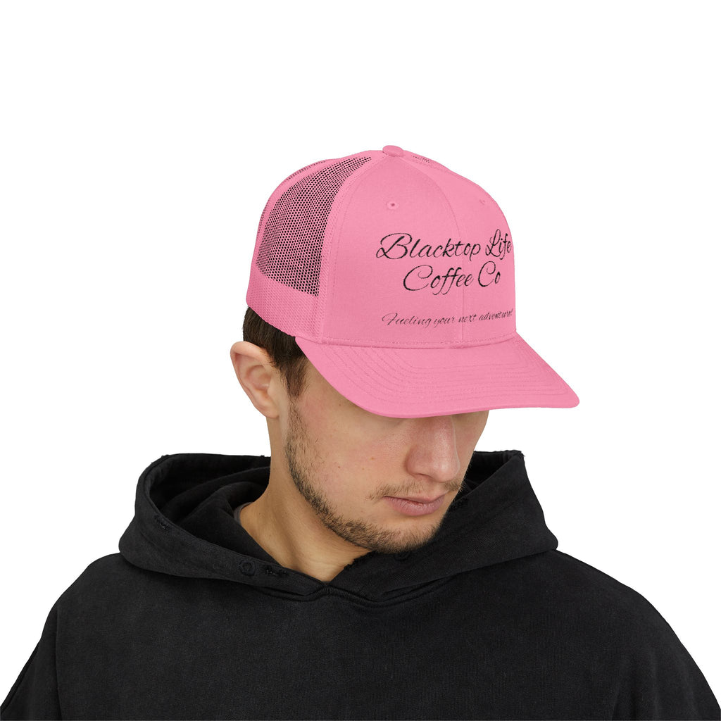 Blacktop Life Coffee Co. Embroidered Trucker Cap