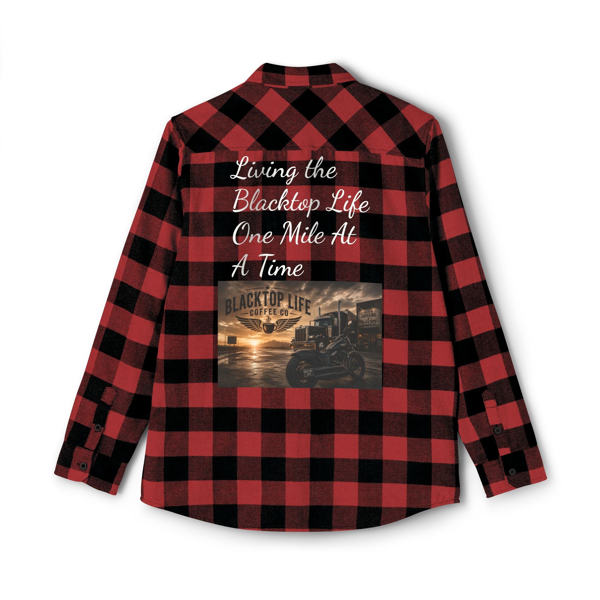 Green Buffalo Plaid Flannel Shirt — Vintage Outdoorsy Pocket Graphic