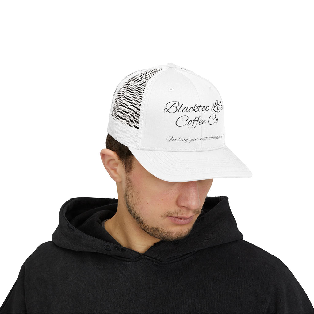 Blacktop Life Coffee Co. Embroidered Trucker Cap