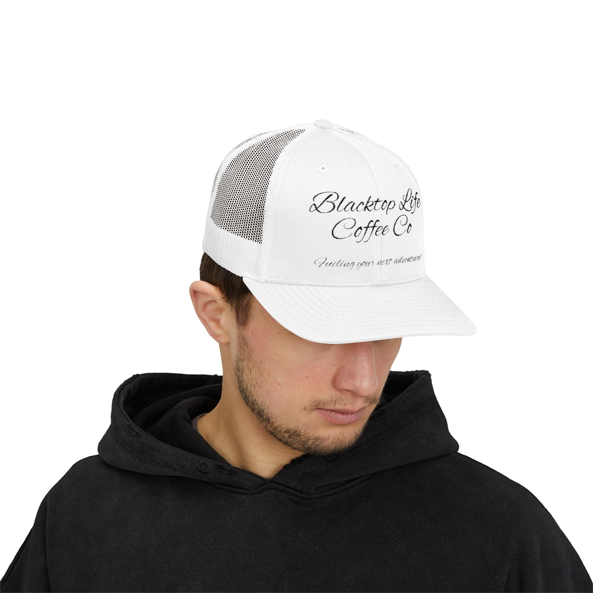 Blacktop Life Coffee Co. Embroidered Trucker Cap