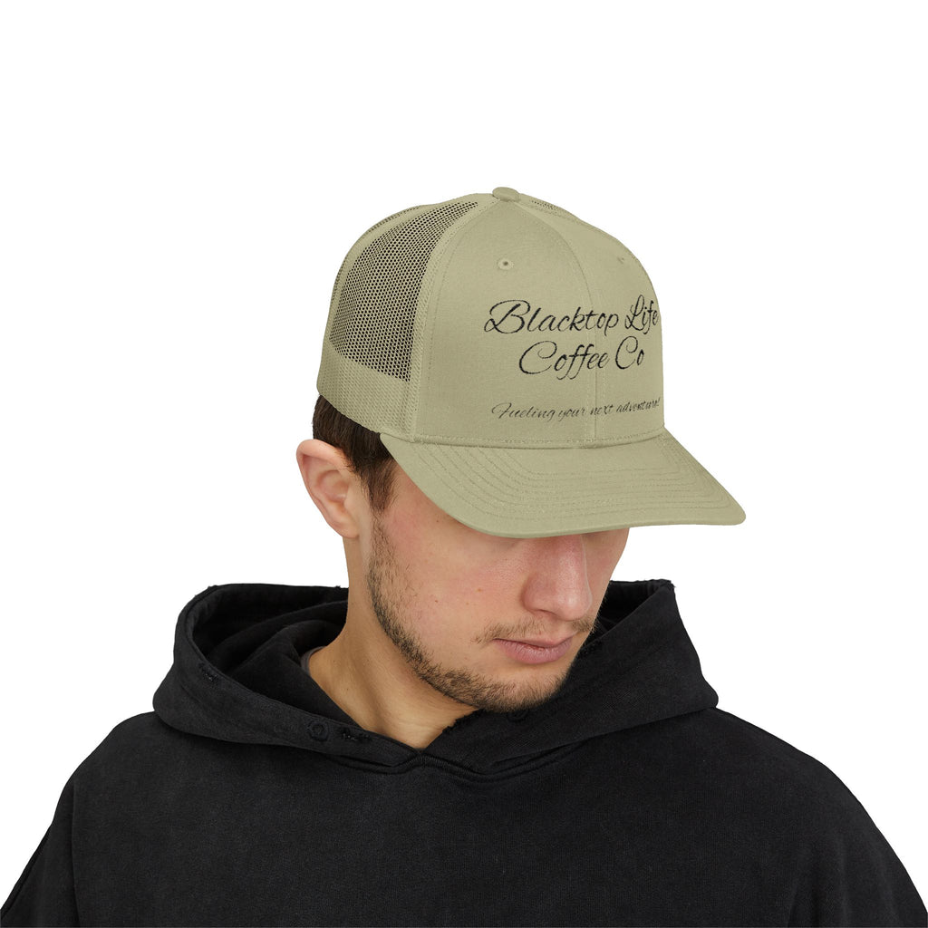 Blacktop Life Coffee Co. Embroidered Trucker Cap