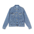 Denim Jacket — 'Blacktop Life' Trucker Graphic Back Patch