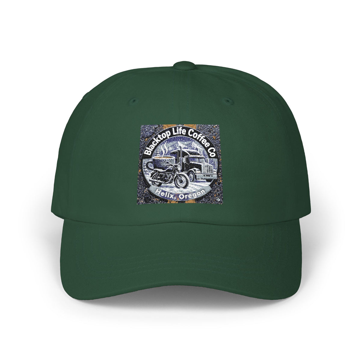 Dad Cap - Vintage Tractor "Makes Hope Like Coffee Co." Embroidered Farm Hat