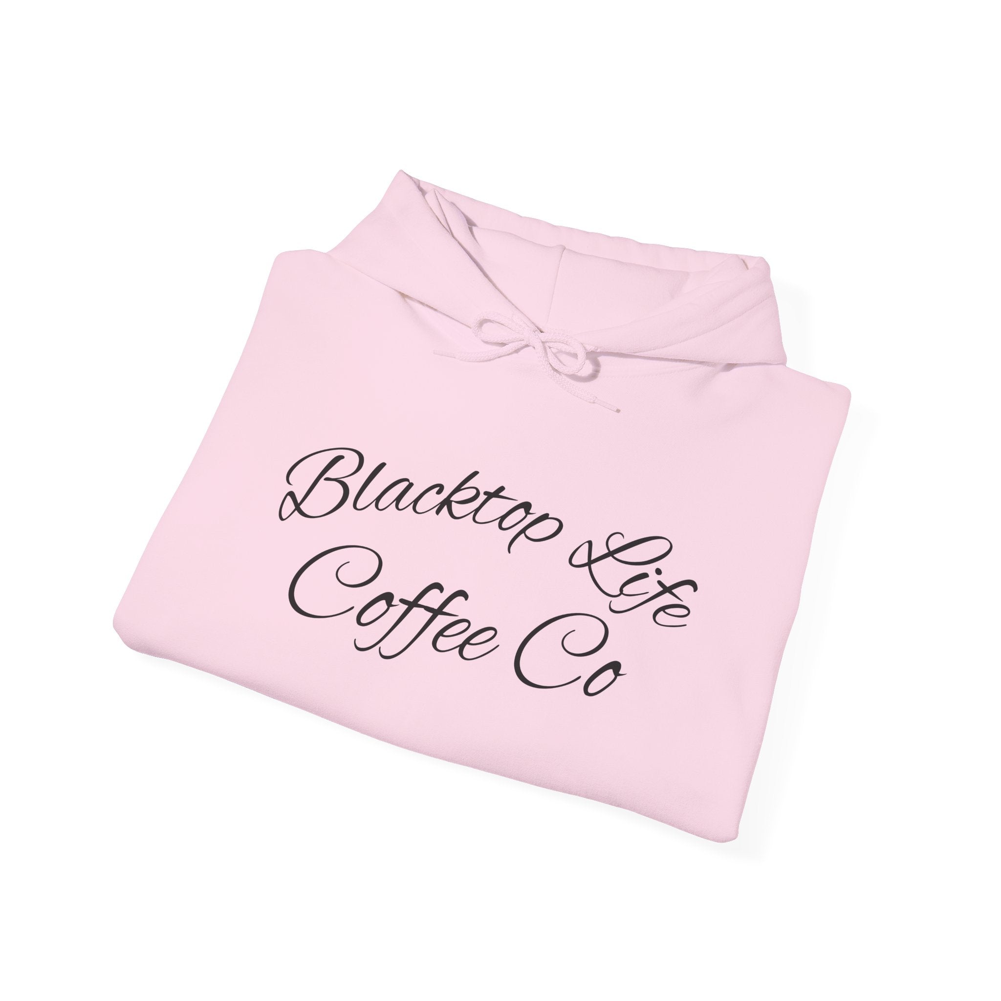 Coffee Company Hoodie — "Blacktop Life Coffee Co" Script Pullover