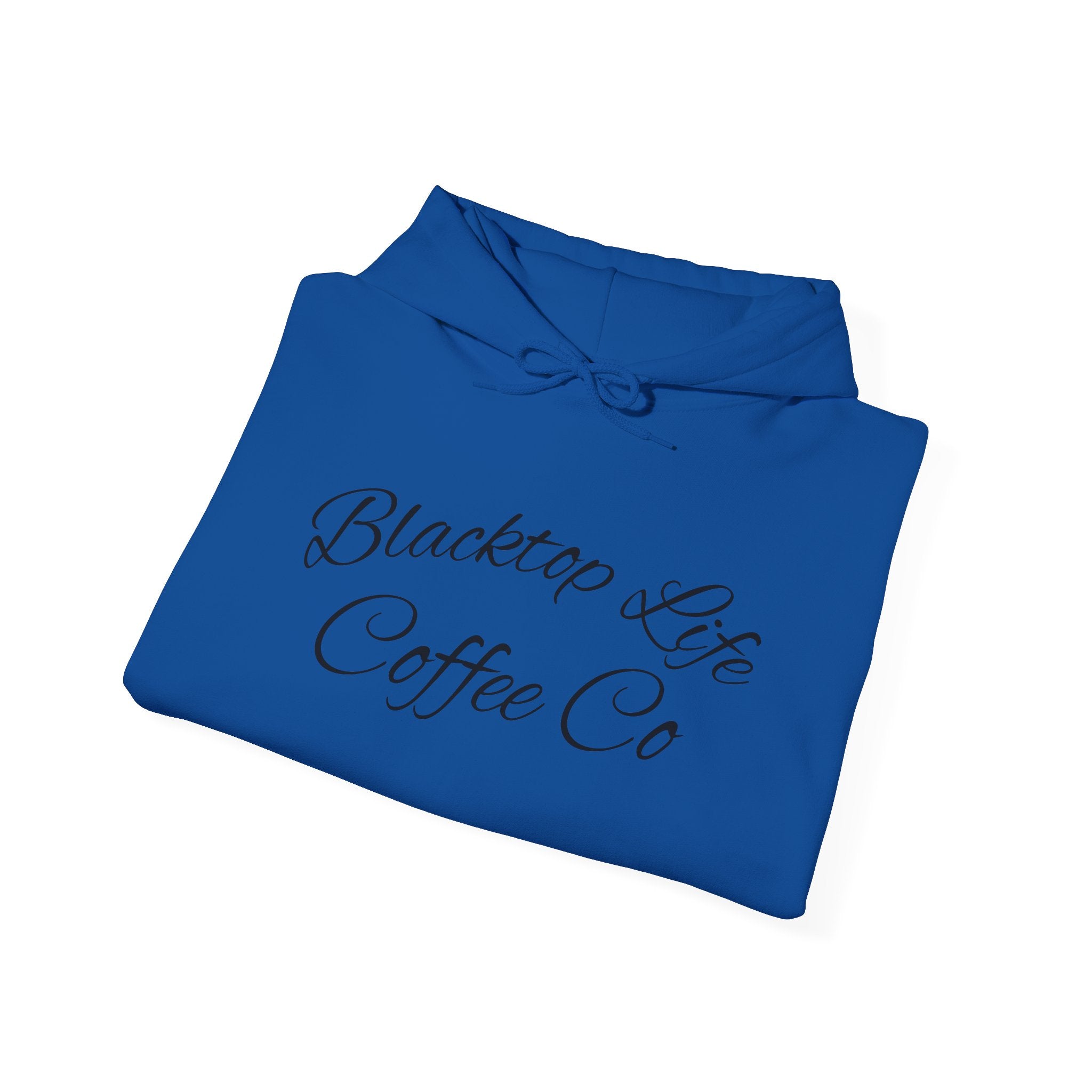 Coffee Company Hoodie — "Blacktop Life Coffee Co" Script Pullover