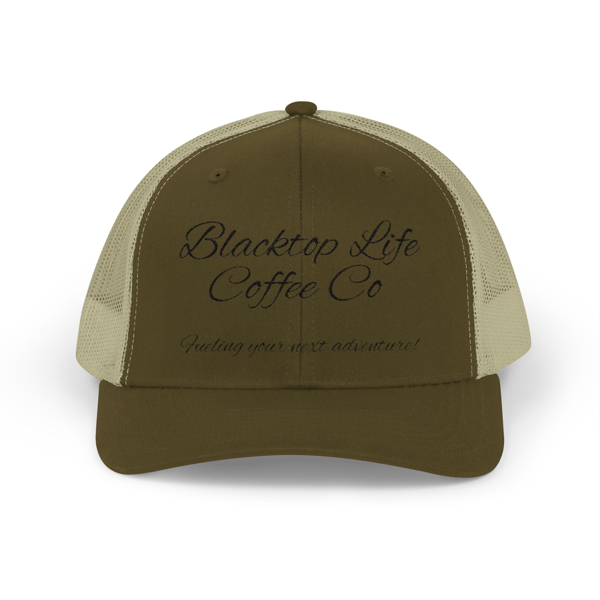 Blacktop Life Coffee Co. Embroidered Trucker Cap