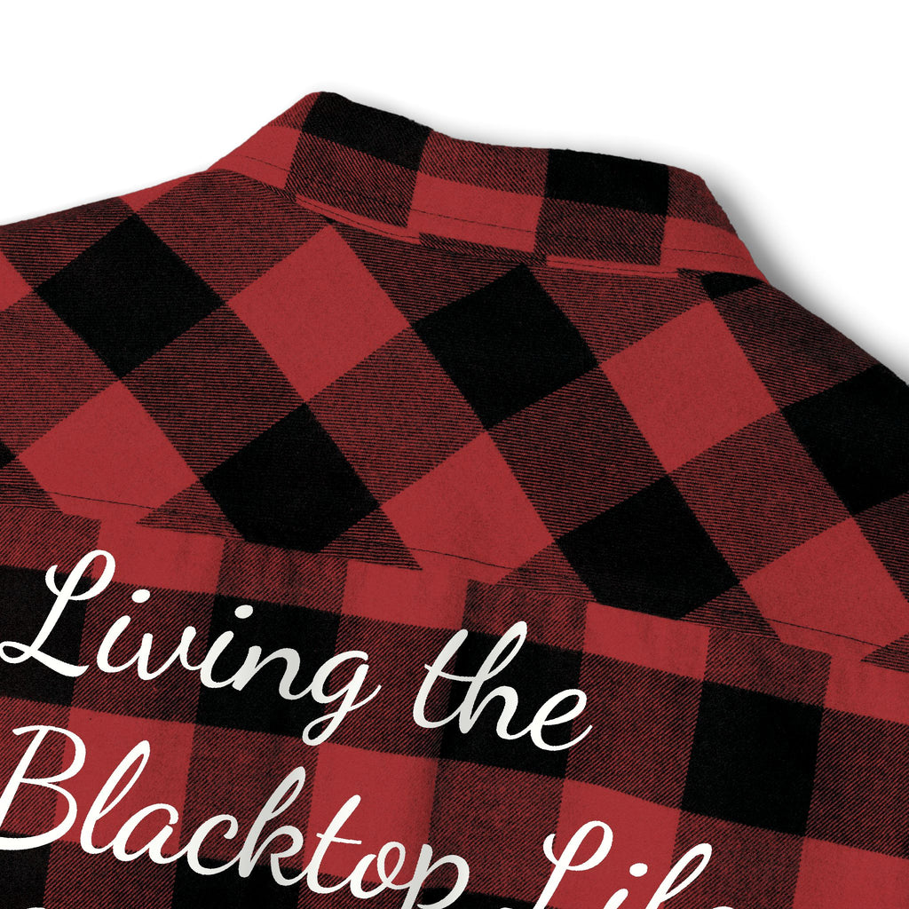 Green Buffalo Plaid Flannel Shirt — Vintage Outdoorsy Pocket Graphic