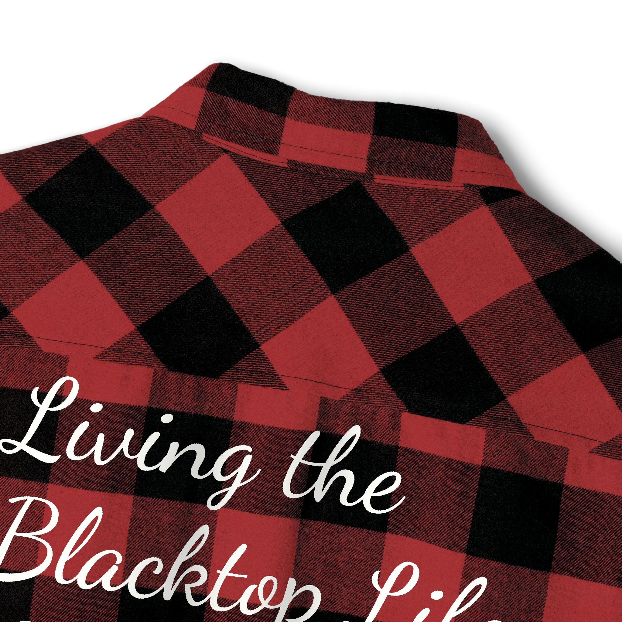 Green Buffalo Plaid Flannel Shirt — Vintage Outdoorsy Pocket Graphic