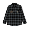 Green Buffalo Plaid Flannel Shirt — Vintage Outdoorsy Pocket Graphic