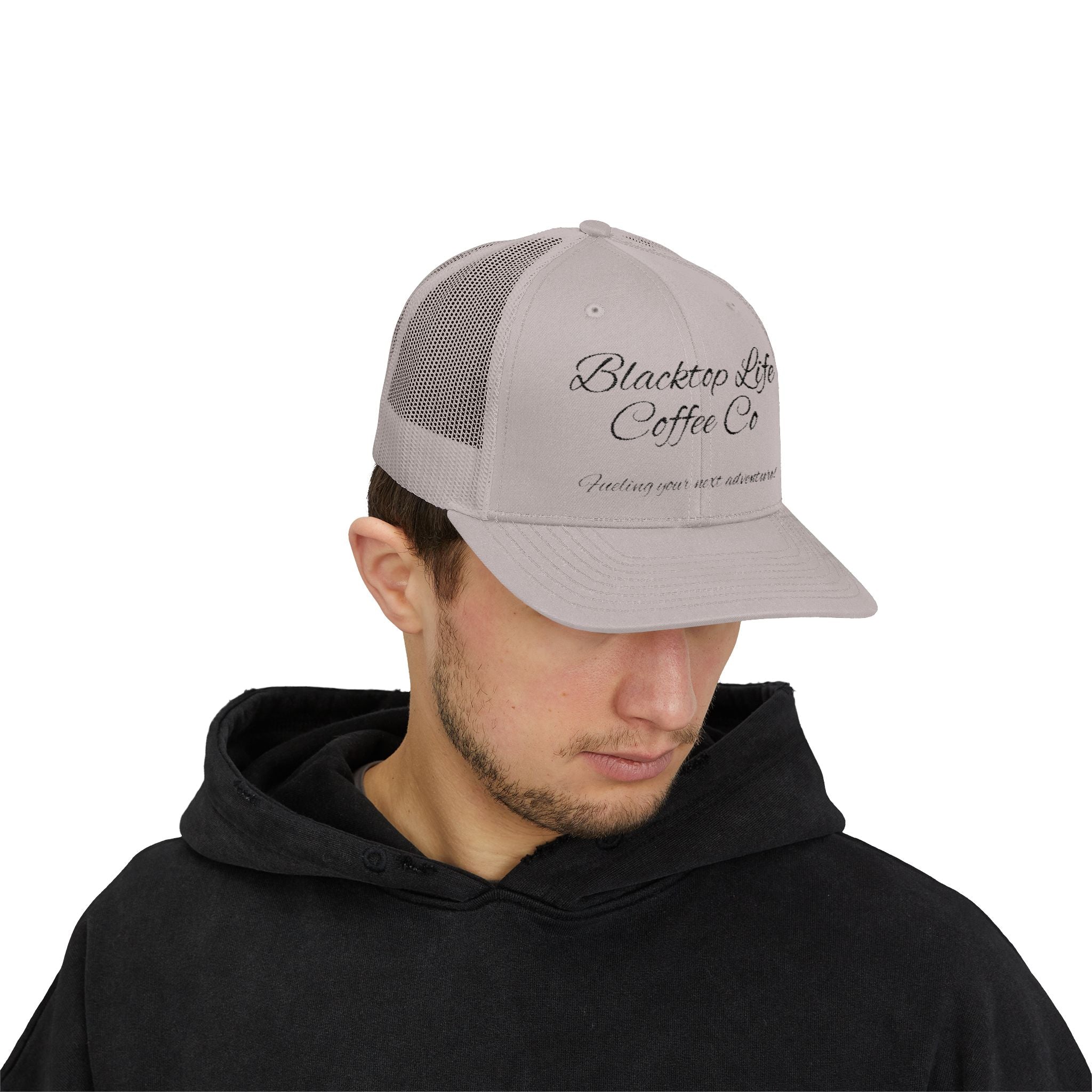 Blacktop Life Coffee Co. Embroidered Trucker Cap
