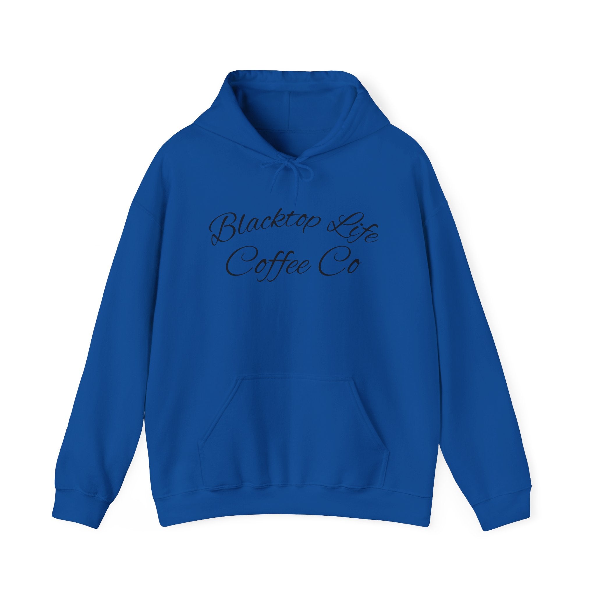 Coffee Company Hoodie — "Blacktop Life Coffee Co" Script Pullover