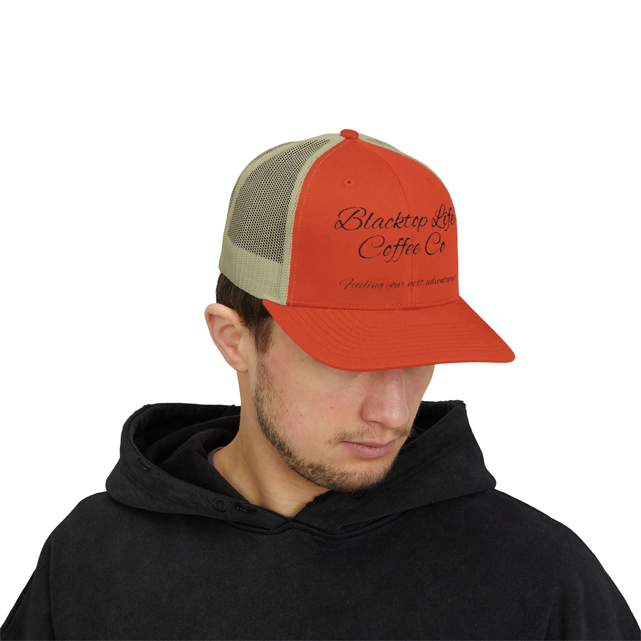 Blacktop Life Coffee Co. Embroidered Trucker Cap