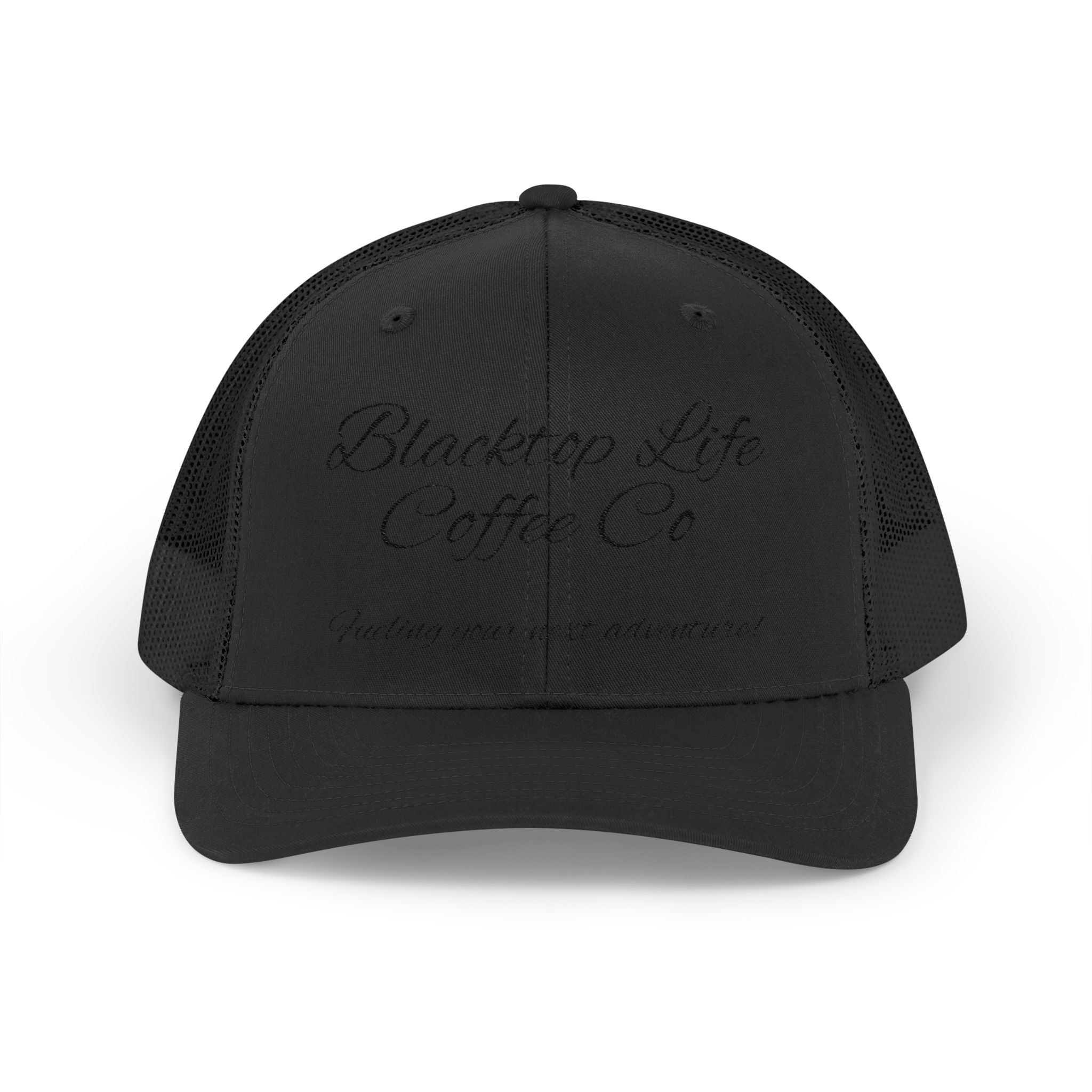 Blacktop Life Coffee Co. Embroidered Trucker Cap