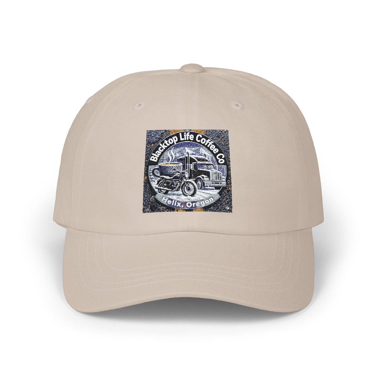 Dad Cap - Vintage Tractor "Makes Hope Like Coffee Co." Embroidered Farm Hat