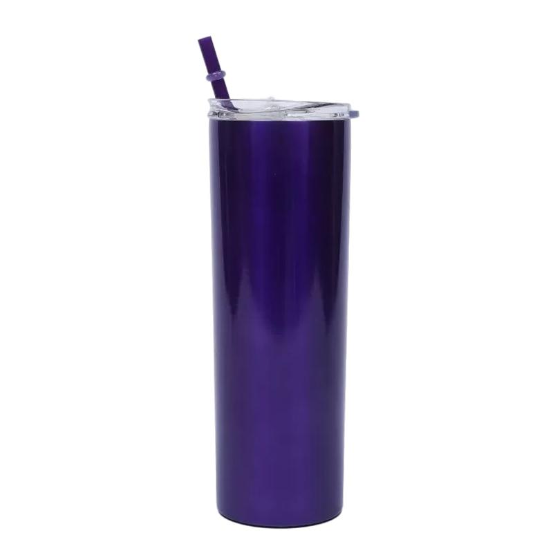 Skinny  Stainless Steel Thermos Water Bottle With Straw Insulated Cup Sealed Lid Colored Bachelorette Party  Double Wall Vacuum Insulated Tumbler Cup Reusable Slim Travel Mug with Cleaning Brush for Coffee Cold Hot Drinks