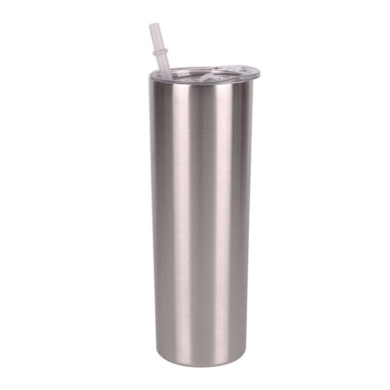 Skinny  Stainless Steel Thermos Water Bottle With Straw Insulated Cup Sealed Lid Colored Bachelorette Party  Double Wall Vacuum Insulated Tumbler Cup Reusable Slim Travel Mug with Cleaning Brush for Coffee Cold Hot Drinks